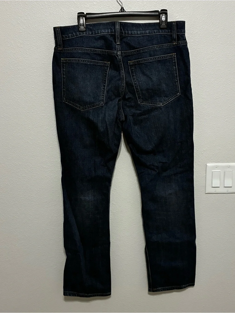 J. Crew Flex Dark Indigo Straight-Leg Jeans Men’s 34x30 Casual Everyday